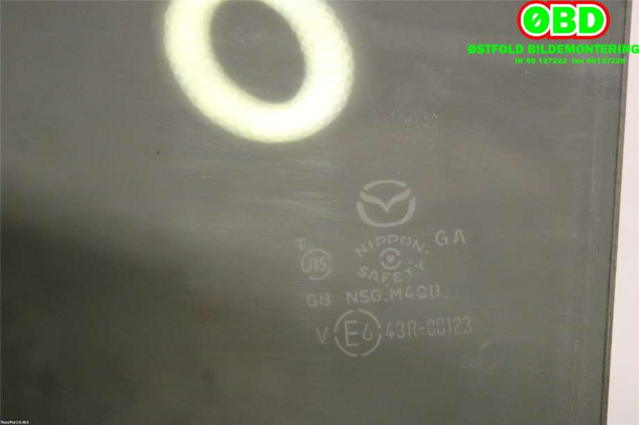 Siderute venstre bak til Mazda 6 2013-2015 (Type III, Fase 1) (MAZDA|GHK573510A|)