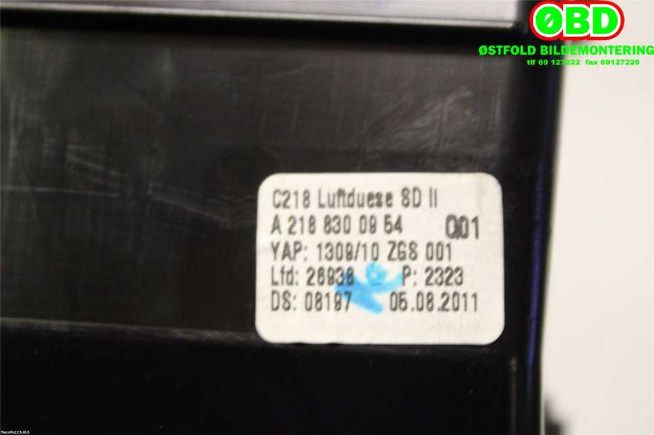 Diverse deler til Mercedes CLS 2011-2017 (C218) (C218) (MERCEDES|A 218 830 09 54||2188300954)