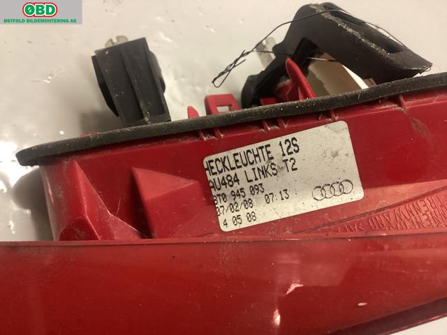 Baklykt venstre indre til Audi A5 2007-2016 (Type I)  (AUDI|8T0 945 093||8T0945093)