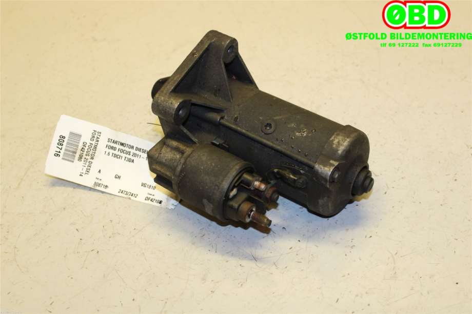 Starter diesel til Ford Focus 2011-2014 (Type III, Fase 1)  (FORD|2033247|AV6N11000GE|AV6N11000GB)