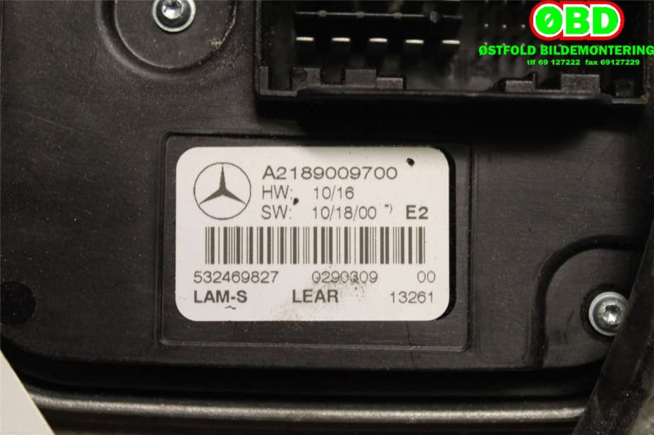 Styreenhet xenon/ballast til Mercedes CLS 2011-2017 (C218) (C218) (MERCEDES|A 218 900 97 00||2189009700)