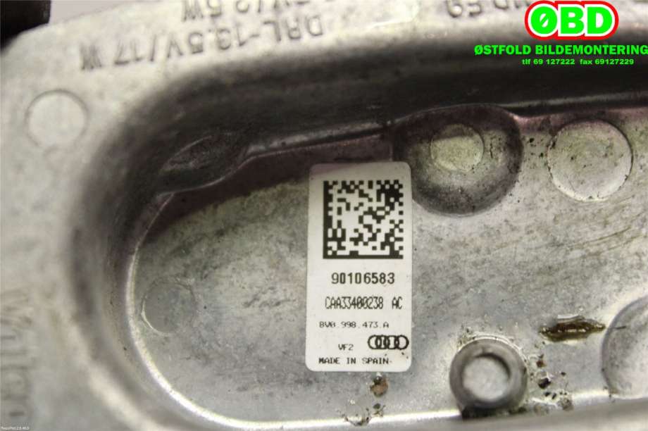 Styreenhet xenon/ballast til Audi A3 2016-2020 (Type III, Fase 2)  (AUDI|8V0998473A|)