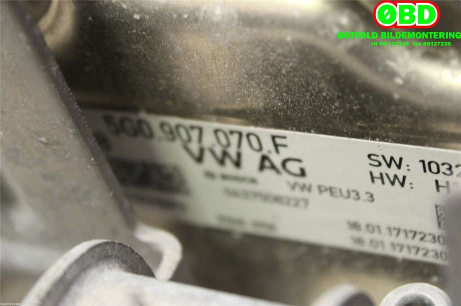 Inverter hybrid til Audi A3 2016-2020 (Type III, Fase 2)  (AUDI|5G0 907 070 F|5G0 907 070 H|5G0907070F)