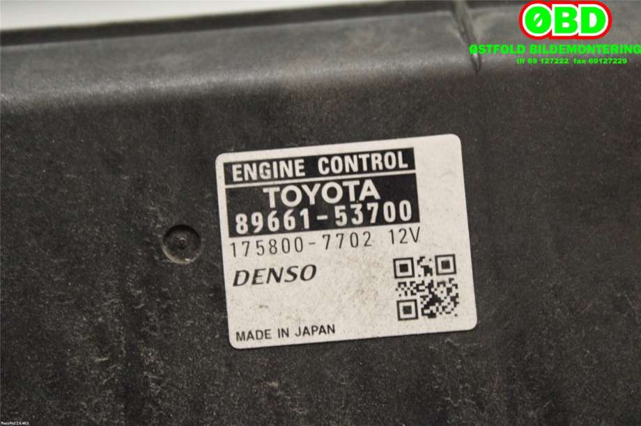 Styreenhet motor til Lexus IS 2006-2013 (Type II) (XE20) (XE20) (LEXUS|8966153700|)