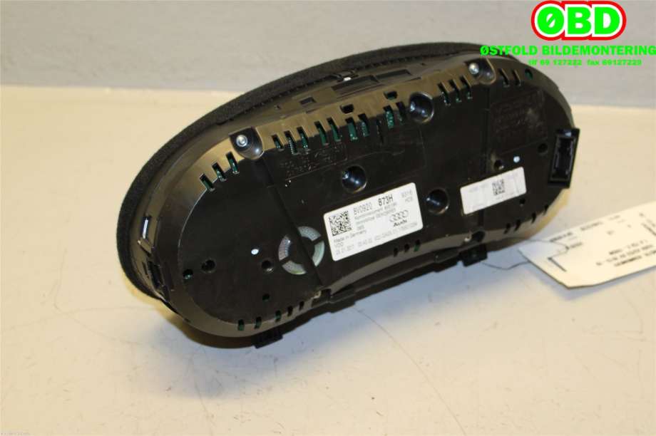 Instrumentpanel til Audi A3 2016-2020 (Type III, Fase 2) (AUDI|8V0920873H|)