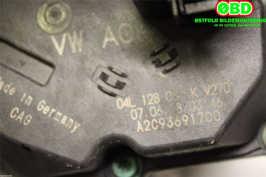 Spjeldhus til VW Crafter 2016-->> (Type II)  (VOLKSWAGEN|04L 128 063 K||04L128063K)