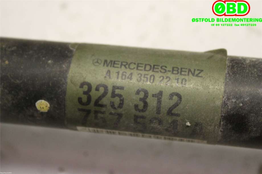 Drivaksel høyre bak til Mercedes GL 2006-2012 (X164) (X164) (MERCEDES|A 164 350 22 10|A 164 350 28 10|1643502210)