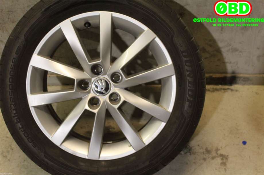 Felg aluminium til Škoda Scala 2019-->>  (SKODA|657 601 025 B|)