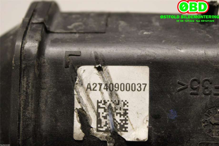 Manifold innsug til Mercedes C-Klasse 2014-2018 (Fase 1) (W205) (W205) (MERCEDES|A 274 090 00 37||2740900037)