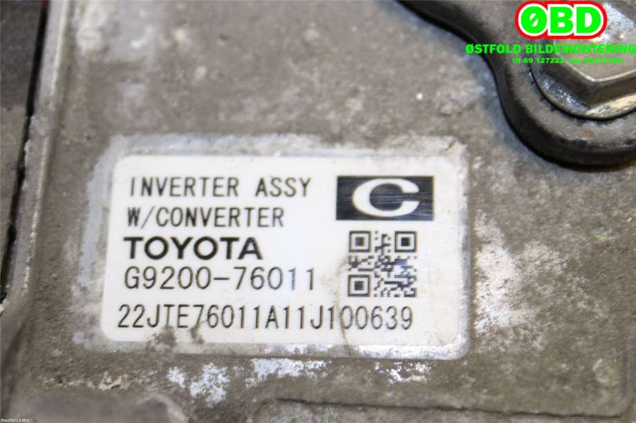 DCDC converter hybrid til Lexus CT 2010-2020  (G920079015|)