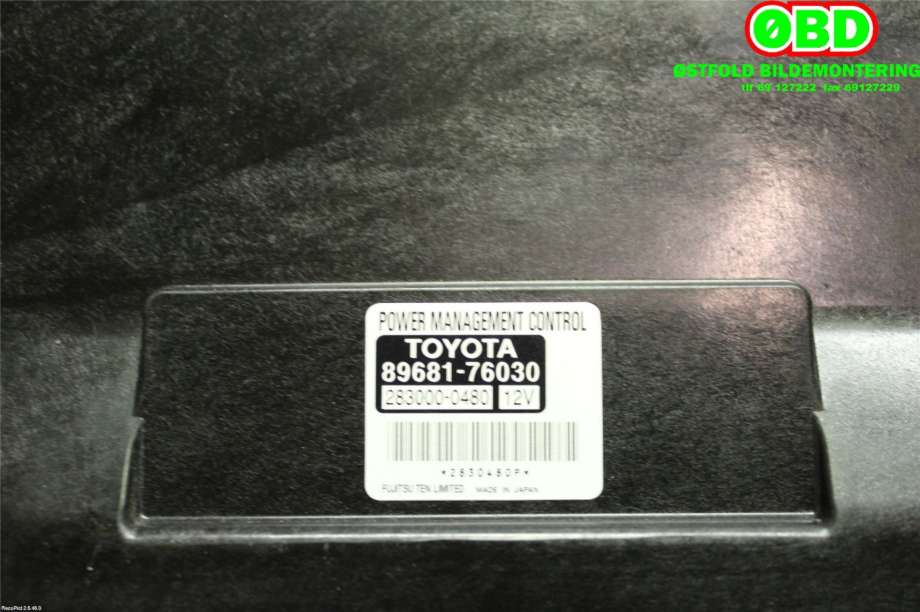 Styreenhet diverse til Lexus CT 2010-2020 (8968176030|)