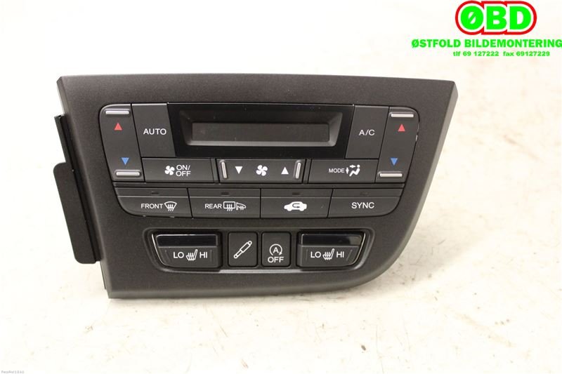 Varmeapparat betjening til Honda Civic 2012-2015 (Type IX, Fase 1) (HONDA|)
