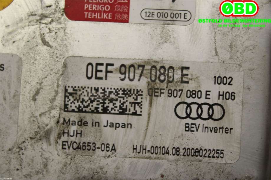 Styreenhet diverse til Audi e-tron 2018-->> (AUDI|0EF 907 080 E|0EF 907 080 H|0EF907080E)