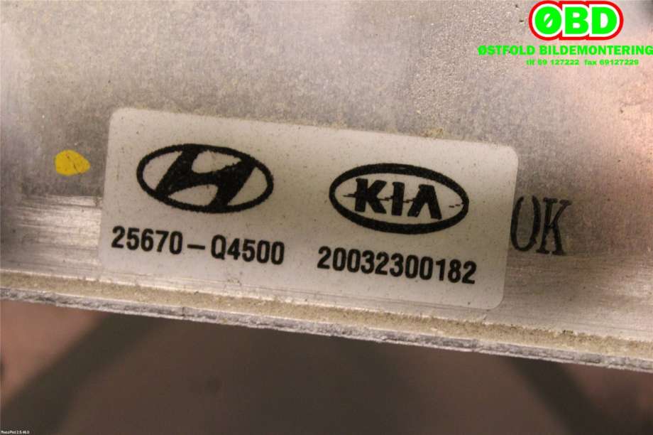 Aircondition rør til Kia Niro 2016-2021  (KIA||25670Q4500)