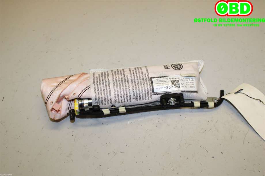 Airbag sidepute høyre til VW e-Golf 2014-2017 (Fase 1)  (VOLKSWAGEN|510 880 242||5G0880242B)