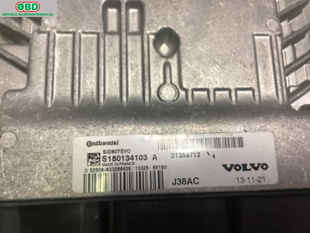 Styreenhet motor til Volvo V60/V60 CC 2013-2018 (Type I, Fase 2)  (VOLVO|36000608|S180134103A|31355712)