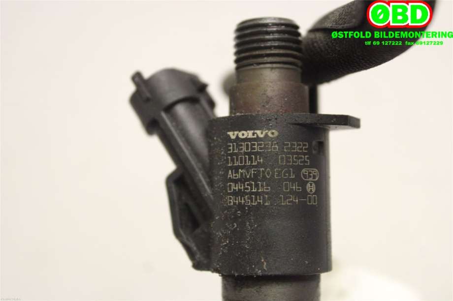 Dyse innsprøyting diesel til Volvo V70 2007-2013 (Type III, Fase 1)  (36001113|0445116046|31303238)