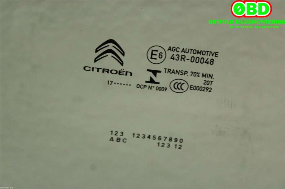 Siderute høyre bak til Citroën C3 2016-->> (Type III) (CITROEN|98 130 227 80|)