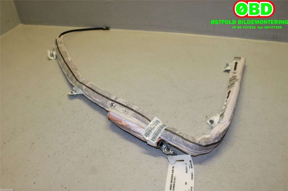 Airbag gardin venstre til Citroën C3 2016-->> (Type III) (CITROEN||981185808)