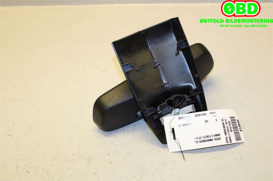 Speil innvendig til BMW 3-Serie 2012-2018 (F30/F31/F34) (F30/F31/F34) (BMW|51 16 9 274 267||9256138)