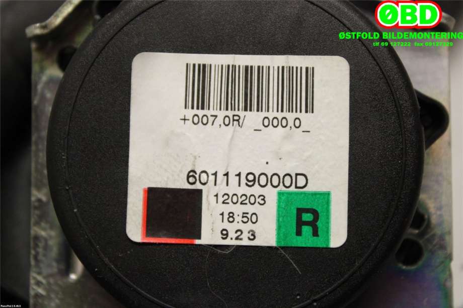 Airbag beltestrammer til Land Rover Discovery 2009-2017 (Type IV)  (LAND-ROVER|LR009283|)