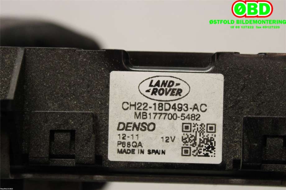 Styreenhet klima/aircondition til Land Rover Discovery 2009-2017 (Type IV) (LAND-ROVER|LR041686||CH2218D493AC)