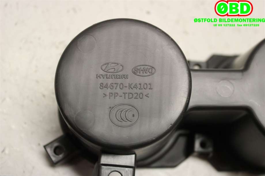 Dashbord koppholder til Hyundai Kona 2017-2021 (Type I, Fase 1)  (HYUNDAI||84670K4101)