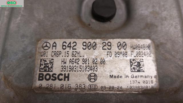 Styreenhet motor til Mercedes E-Klasse 2009-2013 (Fase 1) (W212) (W212) (MERCEDES|A 642 900 29 00||6429002900)