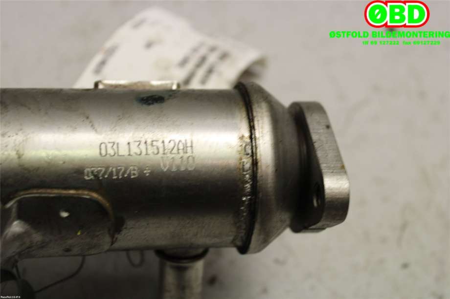 EGR-kjøler til Audi A4 2007-2014 (Type IV) (B8) (B8) (AUDI|03L 131 512 AH||03L131512AH)