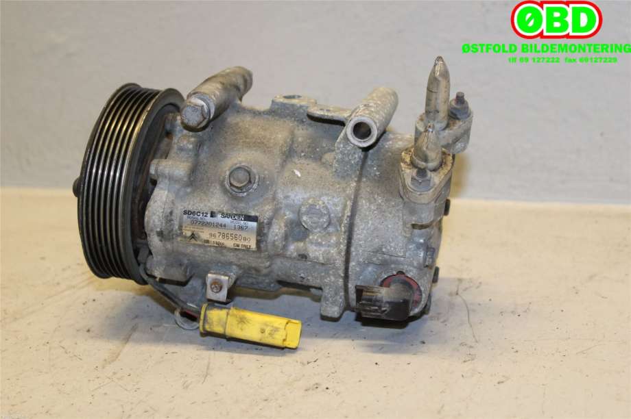 Aircondition kompressor til Peugeot 208 2012-2019 (Type I)  (PEUGEOT|9678656080|9822826880)