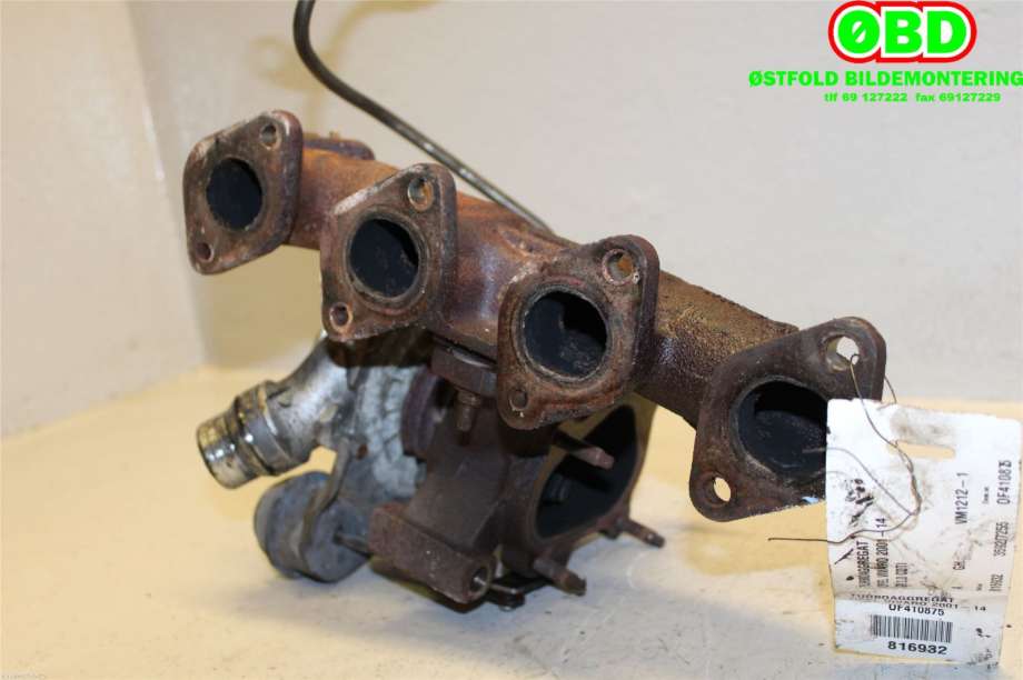 Turbo til Opel Vivaro A 2006-2014  (OPEL|93161717|)