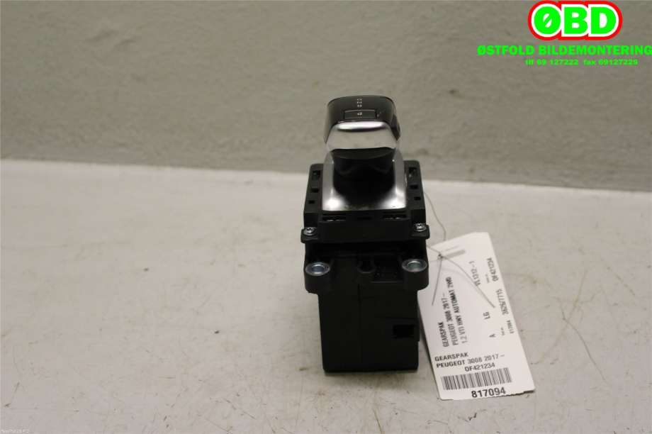 Girstang/girvelger automat til Peugeot 3008 2016-->> (Type II)  (PEUGEOT|1635077480||98270885DX)