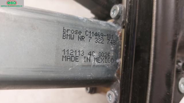 Ruteheis høyre bak til BMW X3 2010-2017 (F25) (F25) (BMW|51 35 7 355 640|67 62 7 322 748|)