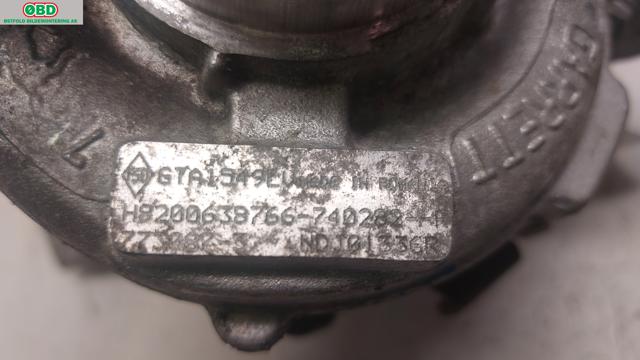 Turbo til Nissan Qashqai 2010-2014 (Type I, Fase 2)  (NISSAN|1441100Q0G|)