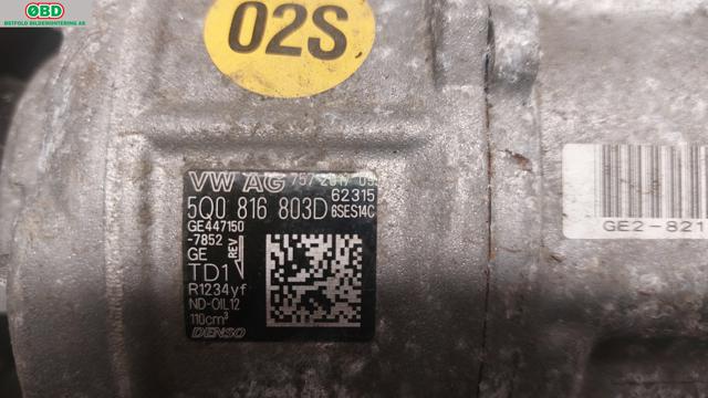 Aircondition kompressor til Škoda Superb 2015-->> (Type III)  (SKODA|5Q0 816 803 D||5Q0816803D)