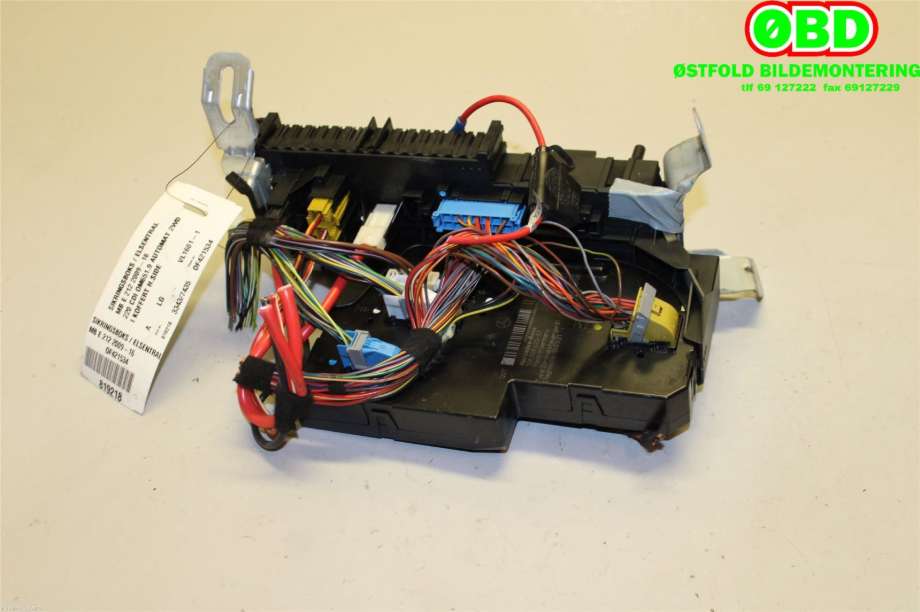 Sikringsboks til Mercedes E-Klasse 2009-2013 (Fase 1) (W212) (W212) (MERCEDES|A 212 900 00 04|A 212 906 06 05|2129000004)