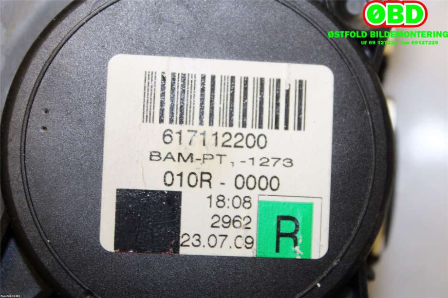 Airbag beltestrammer til Mercedes E-Klasse 2009-2013 (Fase 1) (W212) (W212) (MERCEDES|A 212 860 50 85|A 212 860 86 85|)