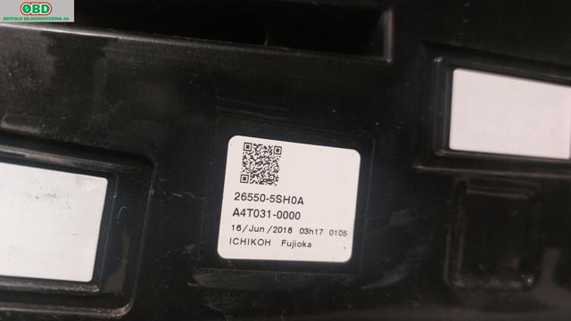 Baklykt høyre til Nissan Leaf 2018-->> (Type II)  (NISSAN|265505SH0A|265505SH1A)