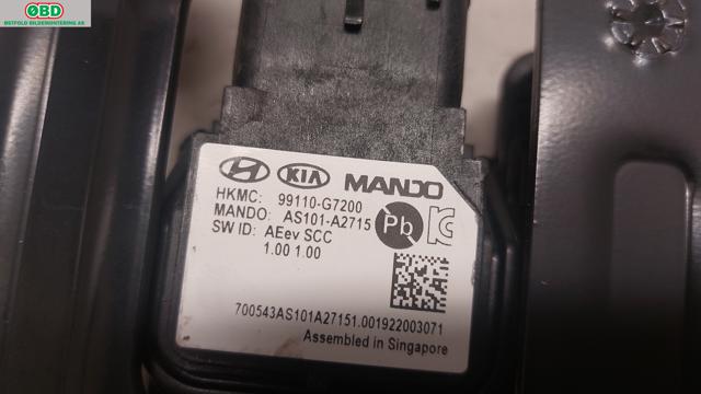 Sensor radar til Hyundai Ioniq Electric 2019-->> (Fase 2)  (HYUNDAI|99110G 7200||99110G7200)