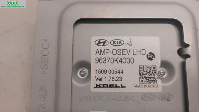 Bilstereo høyttaler til Hyundai Kona 2017-2021 (Type I, Fase 1)  (HYUNDAI|96380J9000|)