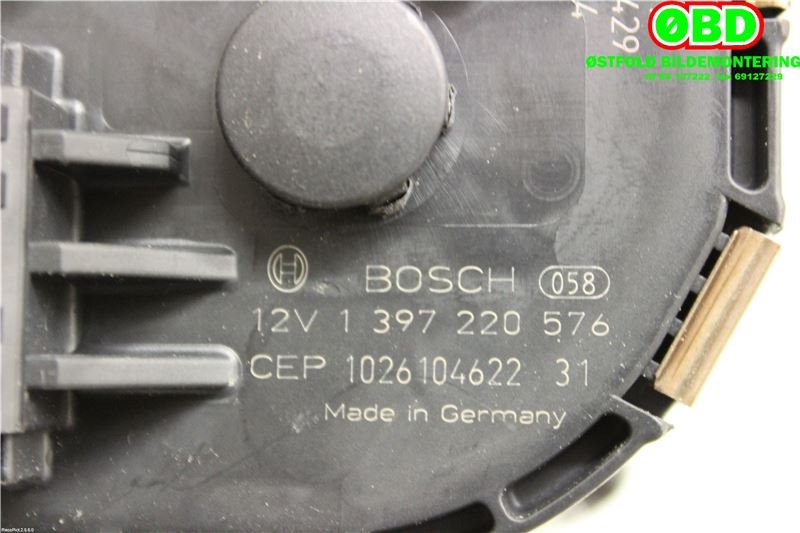 Viskermotor frontrute til Peugeot 5008 2010-2017 (Type I) (PEUGEOT|6405QA|1397220576|)