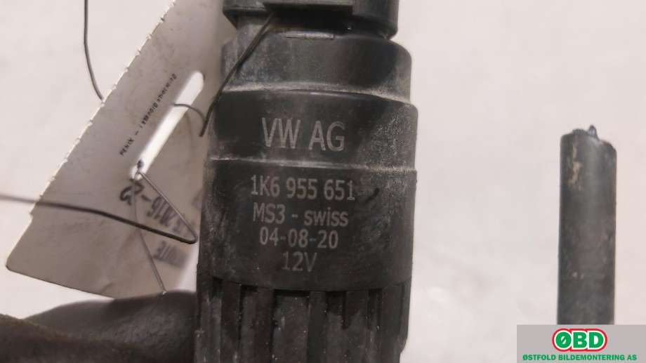 Spylerpumpe foran til VW Transporter / Caravelle 2019-->> (T6.1) (T6.1) (VOLKSWAGEN|1K6 955 651||1K6955651)