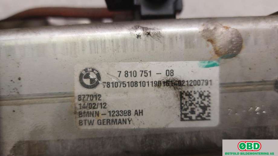 EGR-ventil til BMW 1-Serie 2011-2015 (Fase 1) (F20/F21) (F20/F21) (BMW|11 71 7 810 871|)