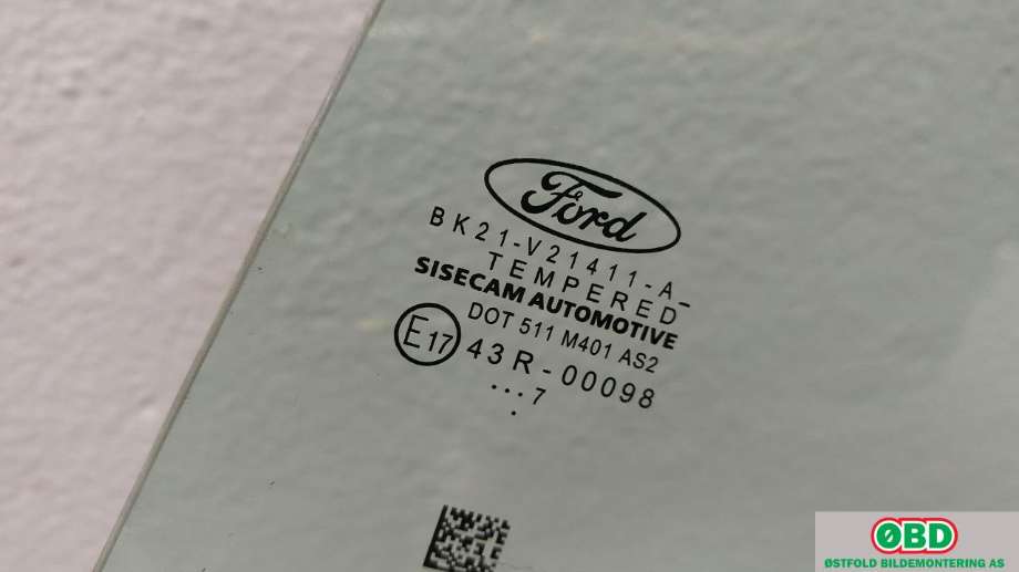 Siderute venstre foran til Ford Transit Custom 2013-2023 (Type I)  (FORD|2458429||BK21V21411A)