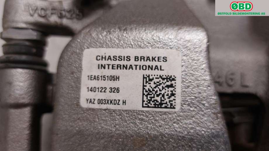 Bremsecaliper venstre foran til Škoda Enyaq 2021-->>  (SKODA ENYAQ 80X NY|1EA 615 123 B|)