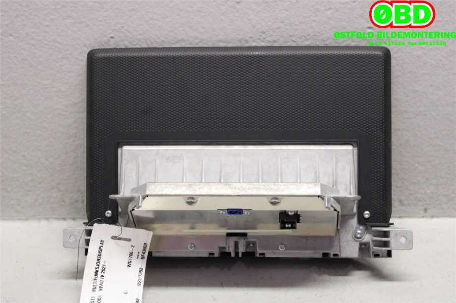 Multimedia display (MCU - Media Controller Unit) til Škoda Enyaq 2021-->>  (SKODA ENYAQ 80X NY|5LA 919 606|)