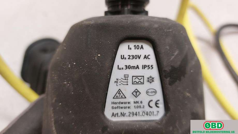 Batterilader kabel til VW e-Golf 2014-2017 (Fase 1)  (VOLKSWAGEN|12E 971 675 CG|1EA 971 675 AP|)