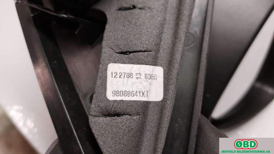 Speil venstre til Peugeot 308 2013-2021 (Type II)  (PEUGEOT|1611508980||98088641XT)