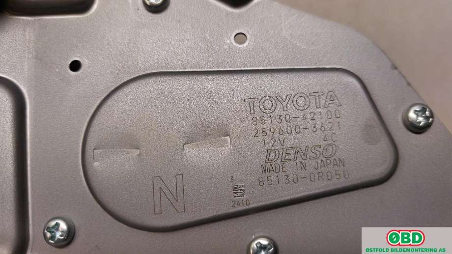 Viskermotor bakrute til Toyota RAV4 2019-->> (Type V)  (TOYOTA|8513042100|)