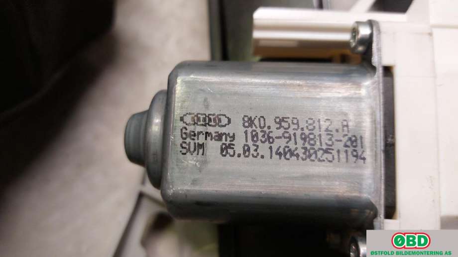 Ruteheis høyre bak til Audi A6, Allroad 2012-2014 (Type III, Fase 1) (C7) (C7) (AUDI|4G0 839 462|)